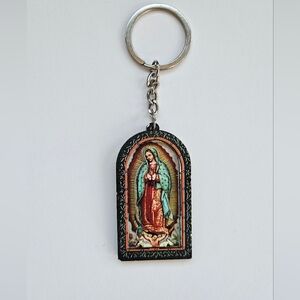 Virgin Mary keyring,  keychain,  Virgin de Guadalupe, Catholic, religious, faith
